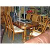 Image 1 : Traditional dining table with 6 chairs