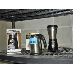 2 hamilton beach coffee grinders and 2 keurig