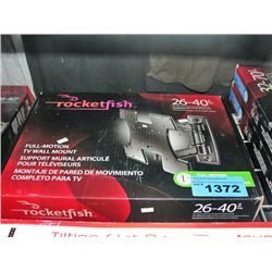 Rocketfish full motion TV wall mount fits 26-40"