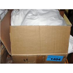 One new white double size top sheet