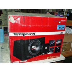 Terminator single 12" subwoofer vented enclosure