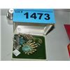 Image 1 : Box of assorted earrings, brooches and pins