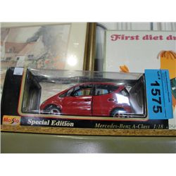 Mercedes benz A class diecast metal collectors car