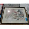 Image 1 : Framed cottage print