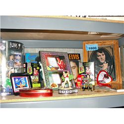 Elvis presley lot; collectable books, pictures,