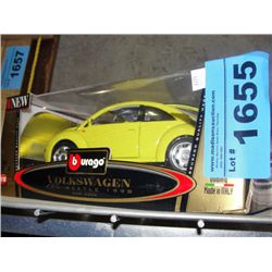 Volkswagon new beetle 1998 diecast metal