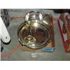 Image 1 : Box of assorted silver plated serving pieces