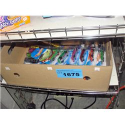 Box of collectable hotwheels cars