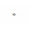 Image 1 : 14kt Gold Blue Topaz & Diamond Ring
