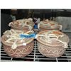 Image 1 : 4 3pc clay hanging planting sets
