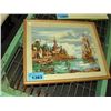Image 1 : Framed petite point picture