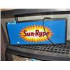 Image 1 : Lighted sunriped advertisment sign