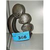 Image 1 : Hand crafted stone carved family circle sculpture