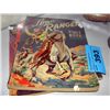 Image 1 : 3 collectable books; lone ranger paint book, a day
