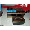 Image 1 : 2 vintage metal lock boxes