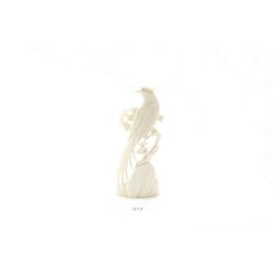 Hand carved genuine ivory bird figurine