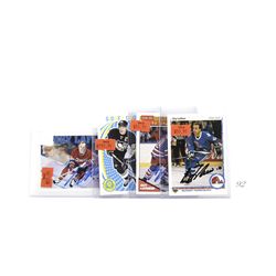 4 NHL collectors trading cards