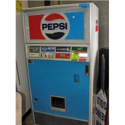 Pepsi cola coin operated pop machine