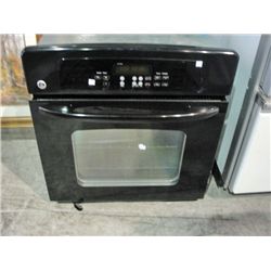 GE black front built in oven