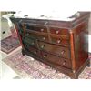 Image 1 : Matching cherry finish 9drawer bedroom dresser