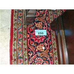 Approx 8F by 12F hand knotted persian area rug