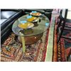 Image 1 : Contemporary glass top coffee table
