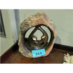 hand crafted stone carved sculpture