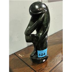 Hand crafted stone carved sculpture