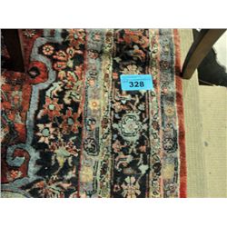 Approx 9F by 12F hand knotted persian area rug