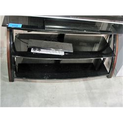 3 Tier glass TV entertainment stand