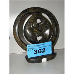 Hand crafted stone carved sculpture