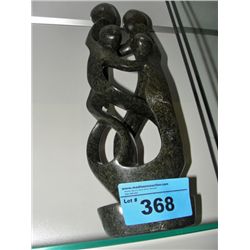 Hand crafted stone carved sculpture
