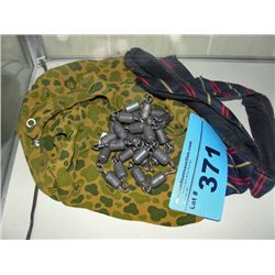 Vintage leaded belt and 2 bags