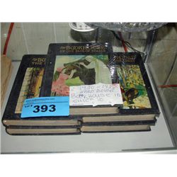 Set of 5 1920-1925 hard bound book house in
