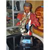 Image 1 : Decorative jazz trumpeter sculpture