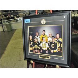 Framed boston bruins greatest legends NHL picture