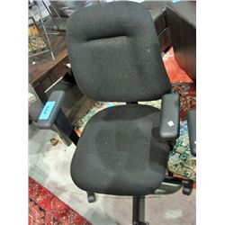 Black gas lift office chair