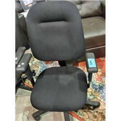 Black gas lift office chair