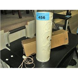 Table lamp with eagle motiff
