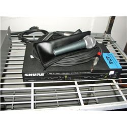 Shure model LX88-II dual channel wireless receiver