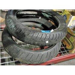 Pair of motorcycle tires (front and rear)