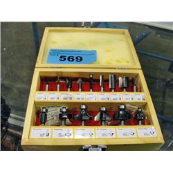 Set of router bits