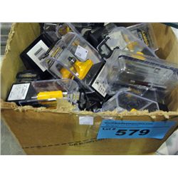 Box full of somona carbide router bits