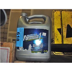 3 containers of motomaster formula 10W30 oil