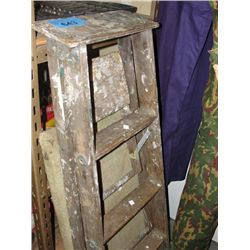 Small wooden step ladder