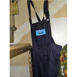 Pair of blue workman coveralls