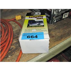 Pick up truck tail gate net