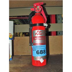 Dry chemical fire extinguisher