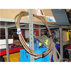 Braided steel tow/ lift line