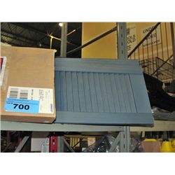 2 boxes of vinyl window shudders